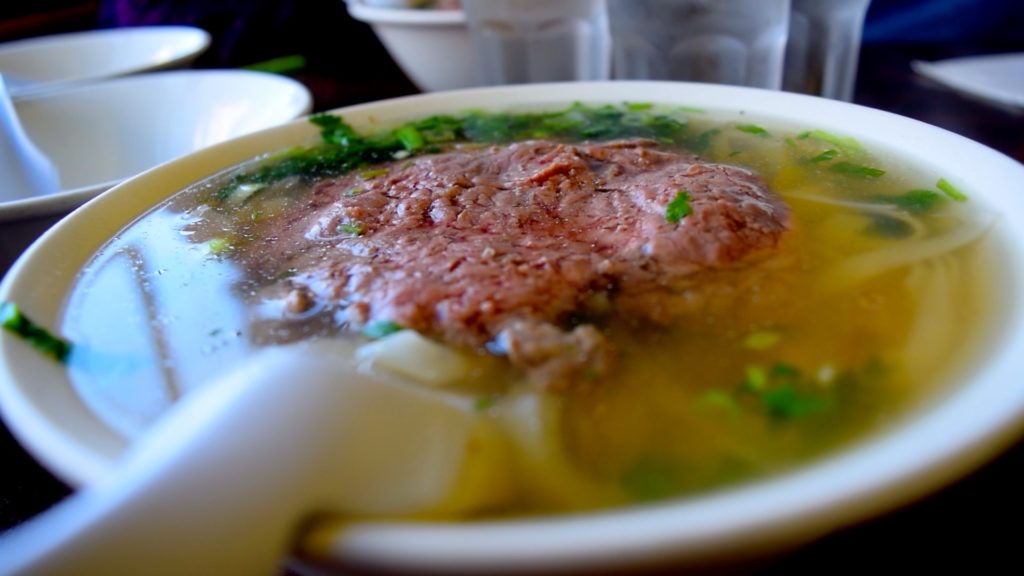 This is northern style pho, the specialty at Turtle Tower in SF
