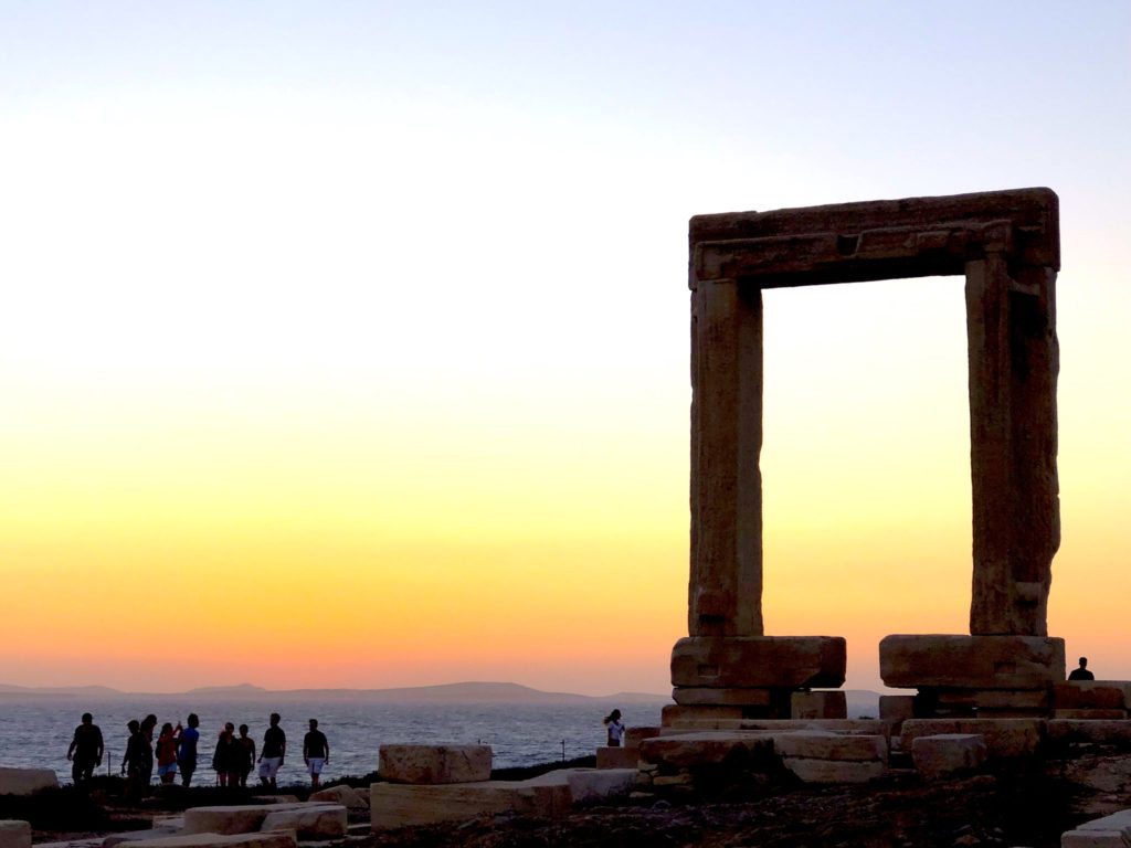 Apollo temple in Naxos was never finished - just this doorway