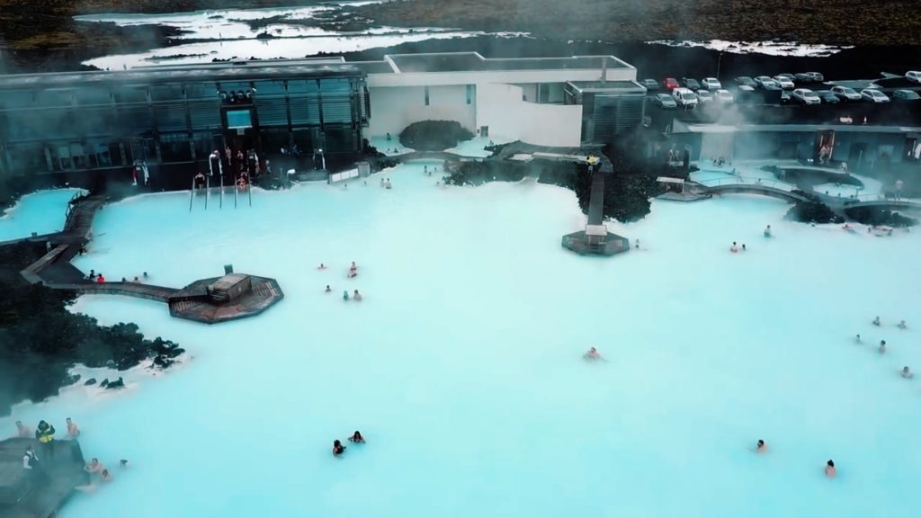 Visit the Blue Lagoon spa in Iceland