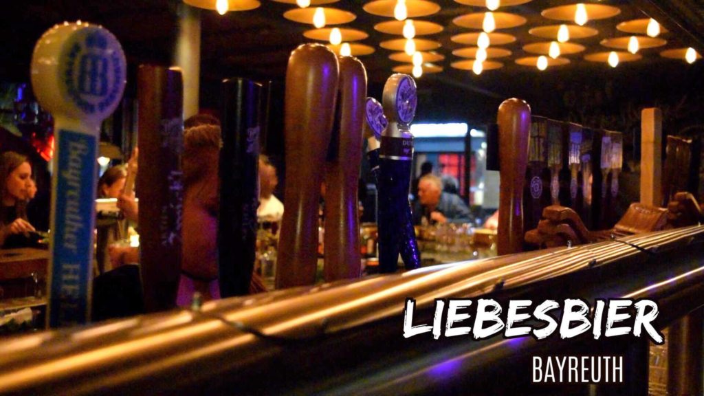 Liebesbier has a great selection of beer and food in Bayreuth, Germany