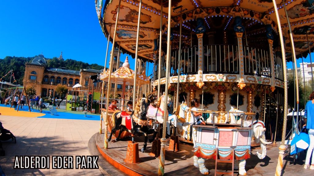The carousel in Alderdi Eder Park is a must see in San Sebastian!
