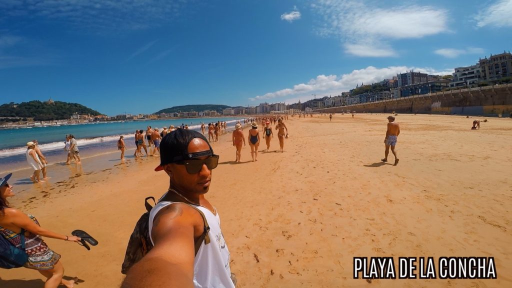 Enjoy the longest stretch of beach - Play de La Concha!