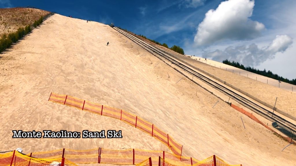 Ski or board down this giant sand dune in Hirschau!