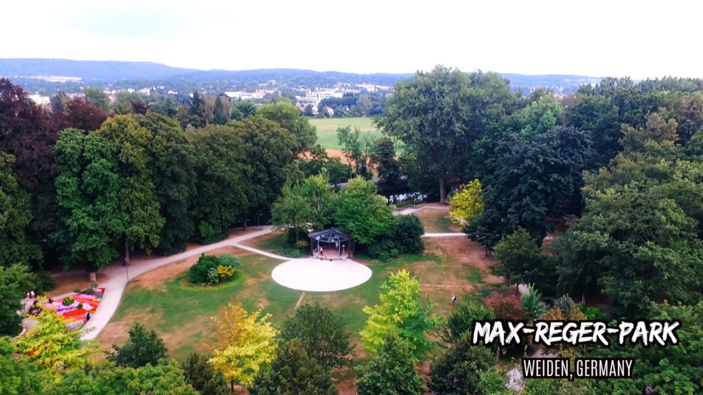 A bird's eye view of Max-Reger-Park