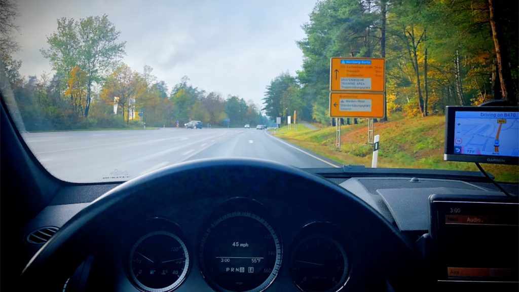 Driving in Germany is like driving in America, except better!