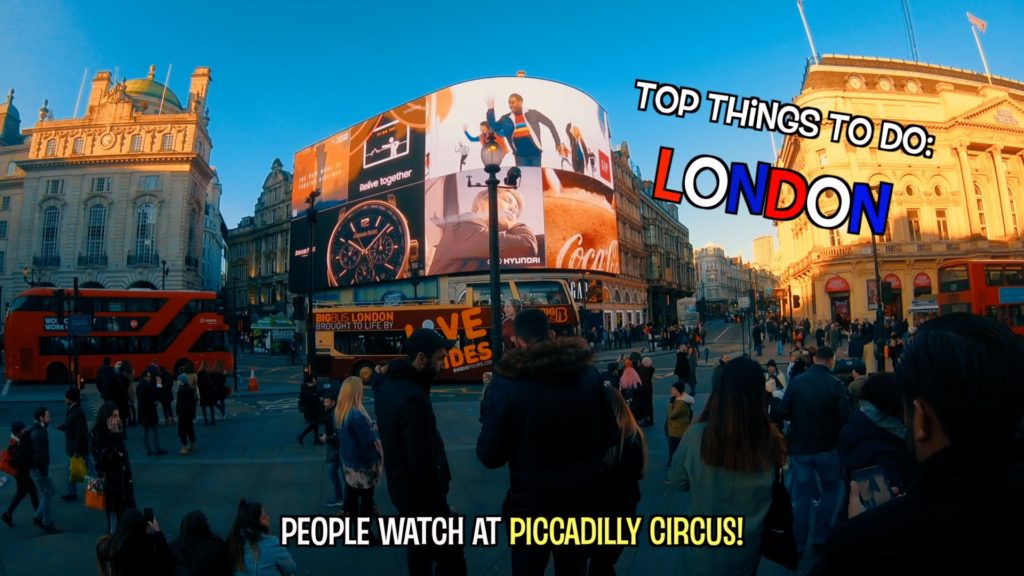 Piccadilly Circus is always full of people