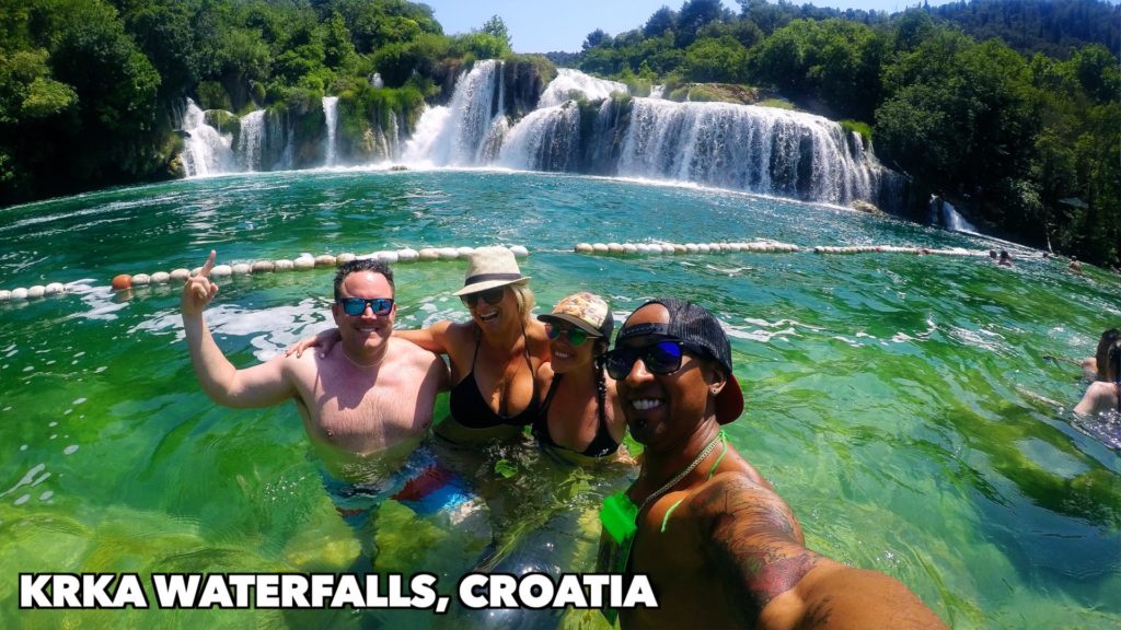 Swim in Skradinski Buk at Krka National Park in Croatia!