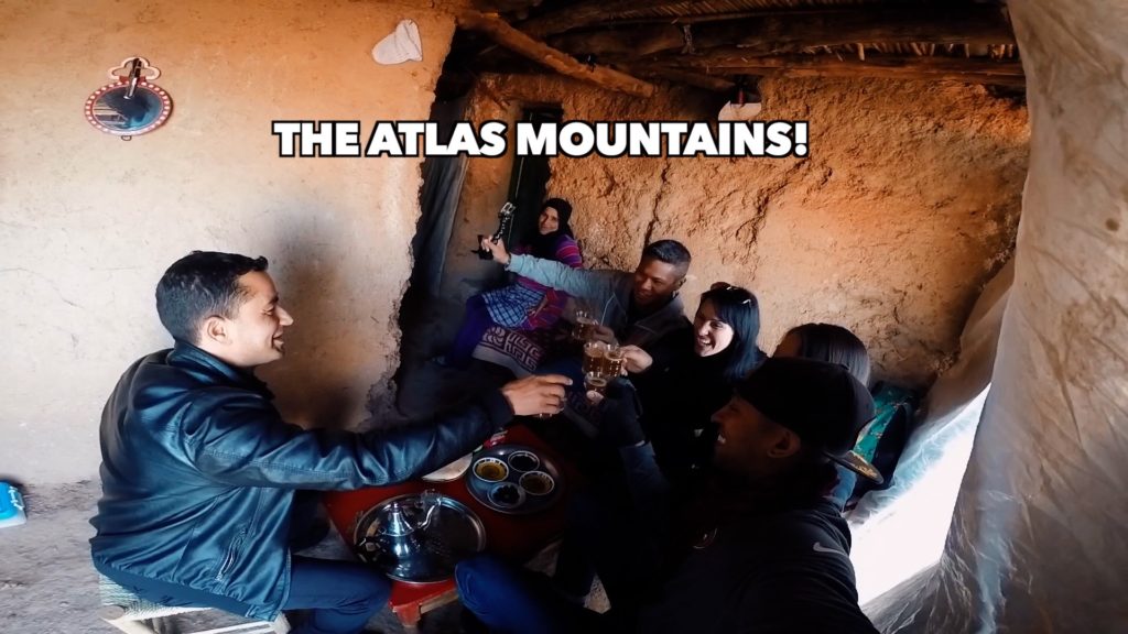 If you sign up for an Atlas Mountains tour, you will likely stop by a family's home for bread and mint tea