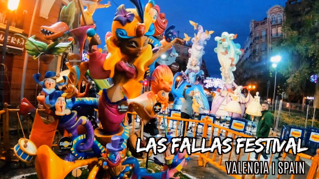 These amazing ninot displays are all over Valencia during the fire festival in March!