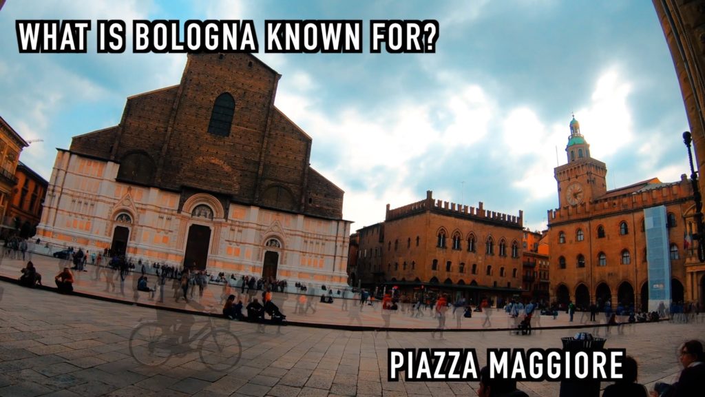 Piazza Maggiore is one of the oldest public squares in Italy, and home to a variety of classic architecture
