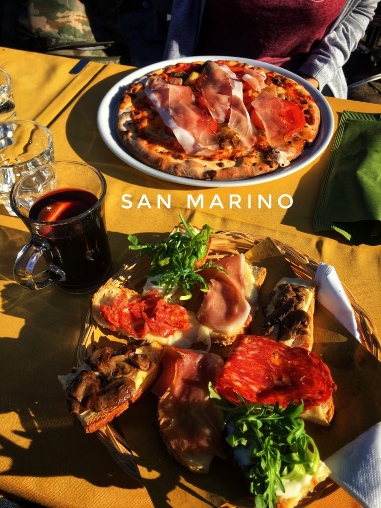 bread, meat, cheese, and some vegetables. What more could you want when visiting San Marino?