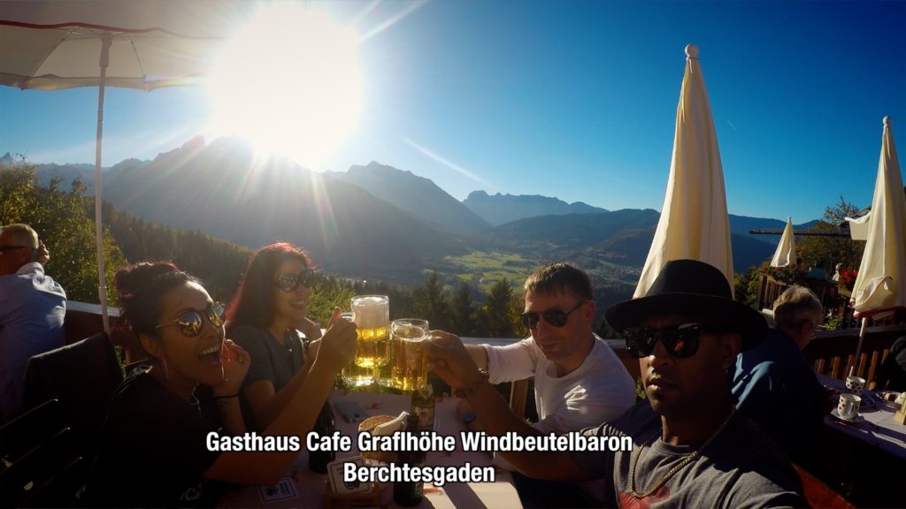 drink beer while overlooking the beautiful landscape at Gasthaus Cafe Graflhoehe Windbeutelbaron!