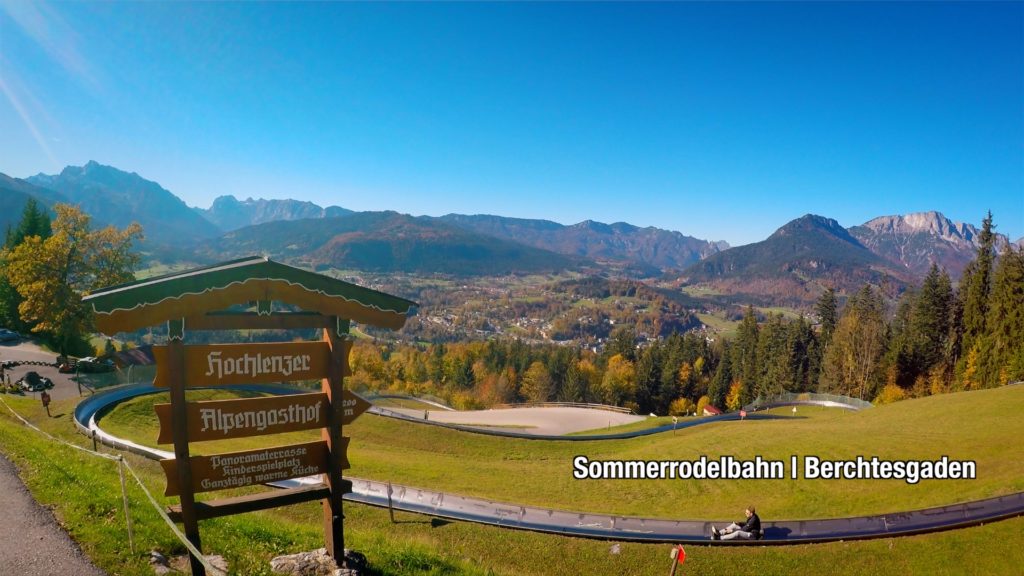 The Toboggan Run at Sommerrodelbahn has to be on your list of things to do in Berchtesgaden, Germany. Look at that view!