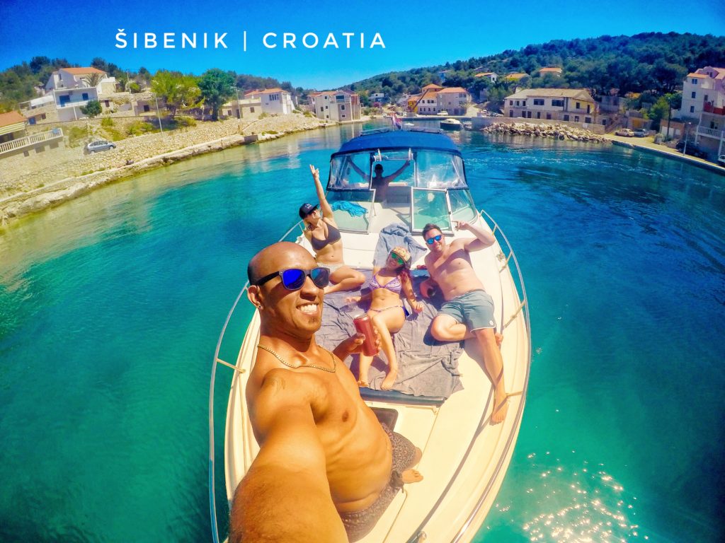 Enjoy a day on the Adriatic Sea on a small boat or yacht in Croatia!