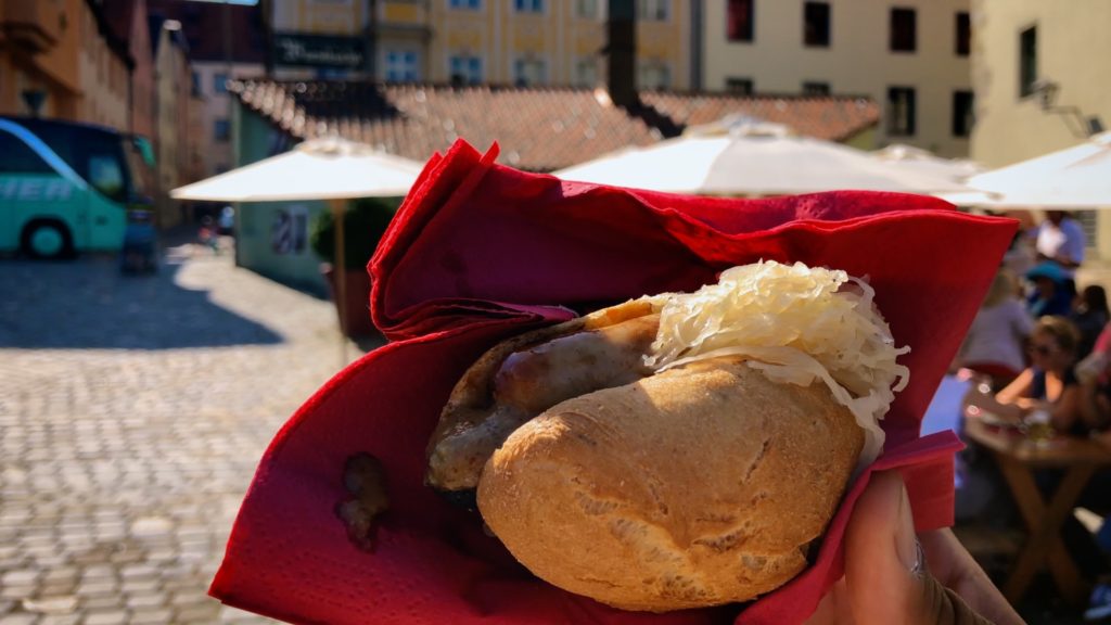 Wurstküche in Regensburg is the oldest fast food joint in the world! You have to try the wurst with sauerkraut and mustard