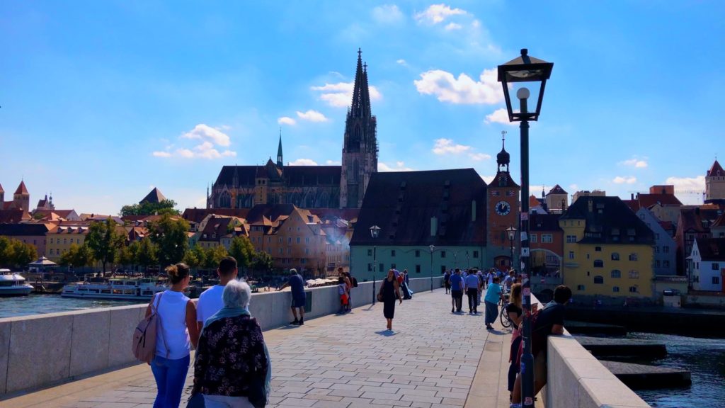 For a long time, the Stone Bridge was one of only three bridges that spanned the Danube River. If you're living in Germany, you should definitely visit Regensburg to learn more!