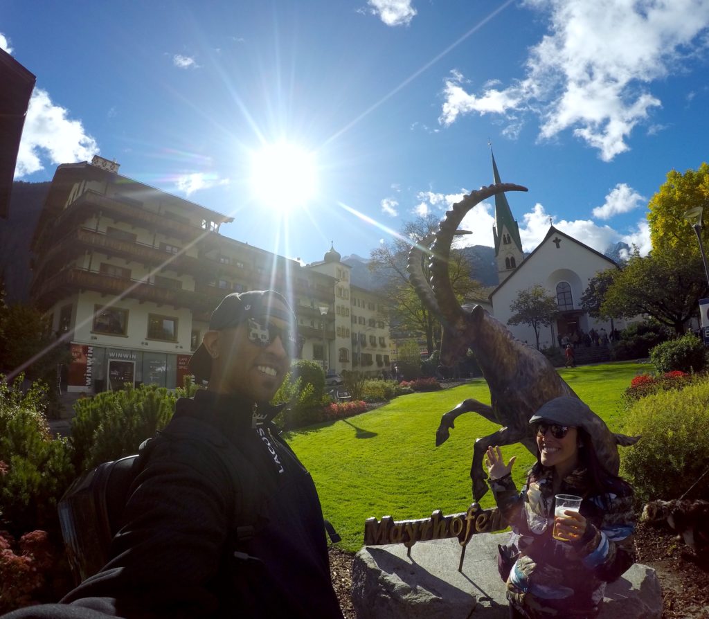 Mayrhofen im Zillertal, Austria is a beauitful alpine town that's an easy day trip from Bavaria. They're famous for their cattle drive every October