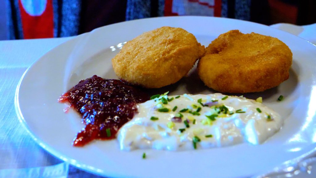 The fried Camembert is a MUST try at any restaurant in Czech Republic! This platter at Restaurant Diana in Karlovy Vary was especially delicious