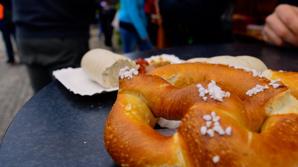 Pretzels and brats are standard fair at fests, and the May 1st holiday is no exception