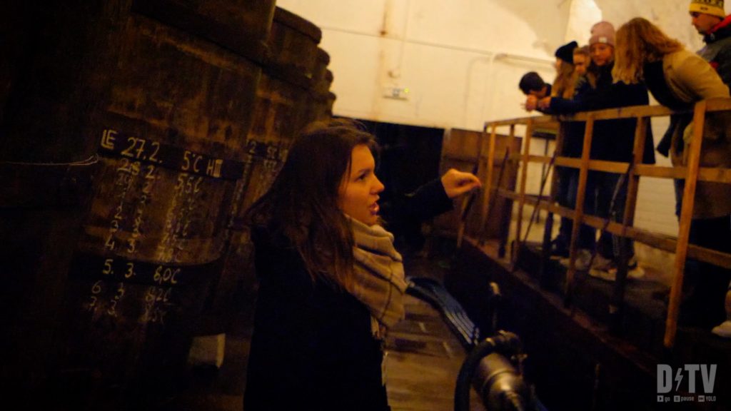 The Pilsner Urquell brewery tour goes into the underground cellars where you can have a beer at the end