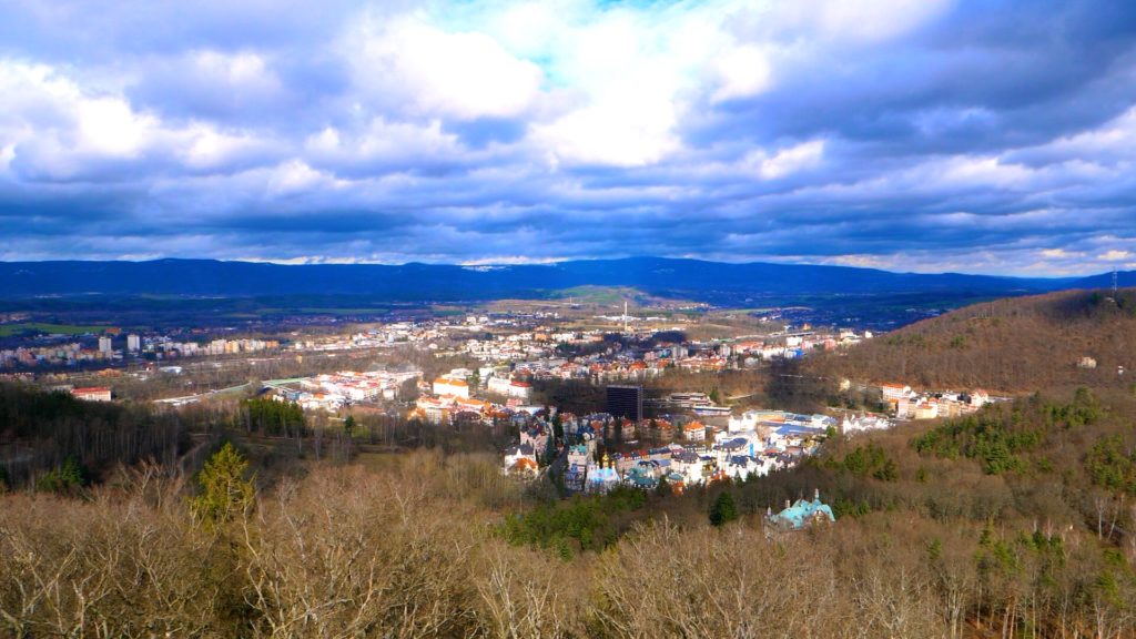 The Diana Observation Center offers a beautiful view of the spa town!