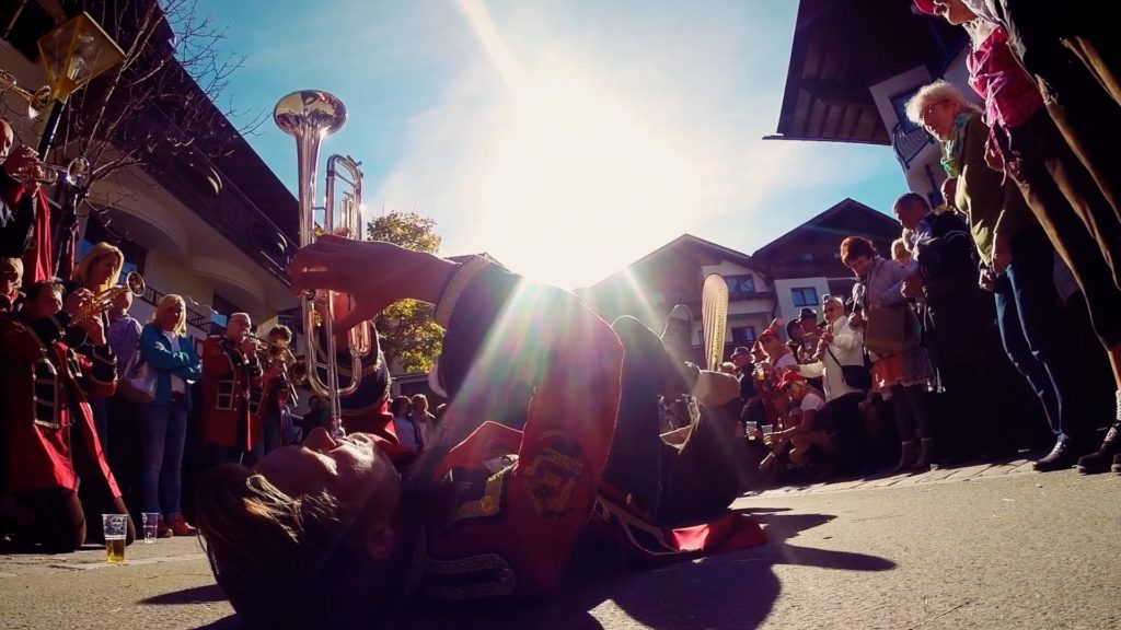 Things can get pretty crazy during the Alpine cattle drive in Mayrhofen!