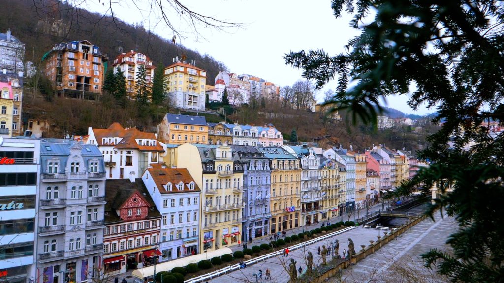 Walking along the streets is one of the best things to do in Karlovy Vary!