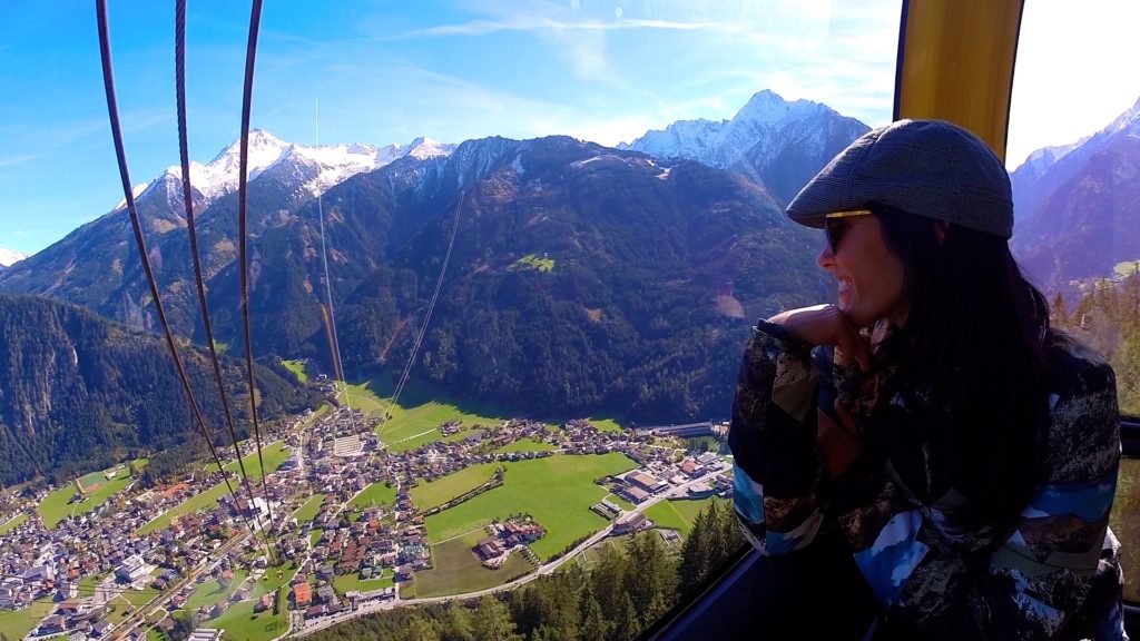 Take the ski lift foa a view of Mayrhofen and the alps that is postcard perfect!