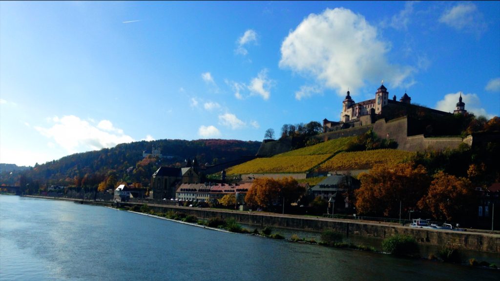 A beautiful view of the Würzburg fortress in Germany