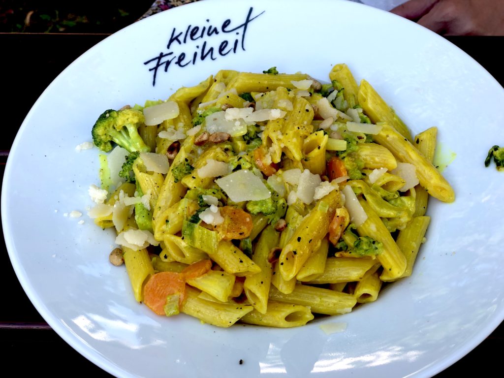 Veggie penne pasta at Kleine Freiheit in Weiden