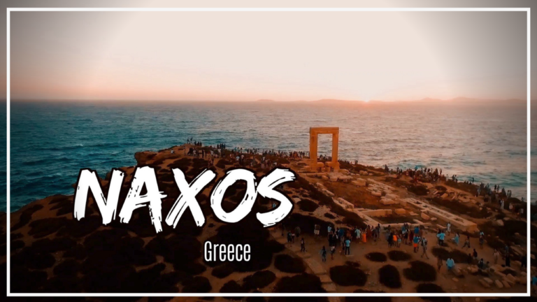 Apollo temple in Naxos Greece