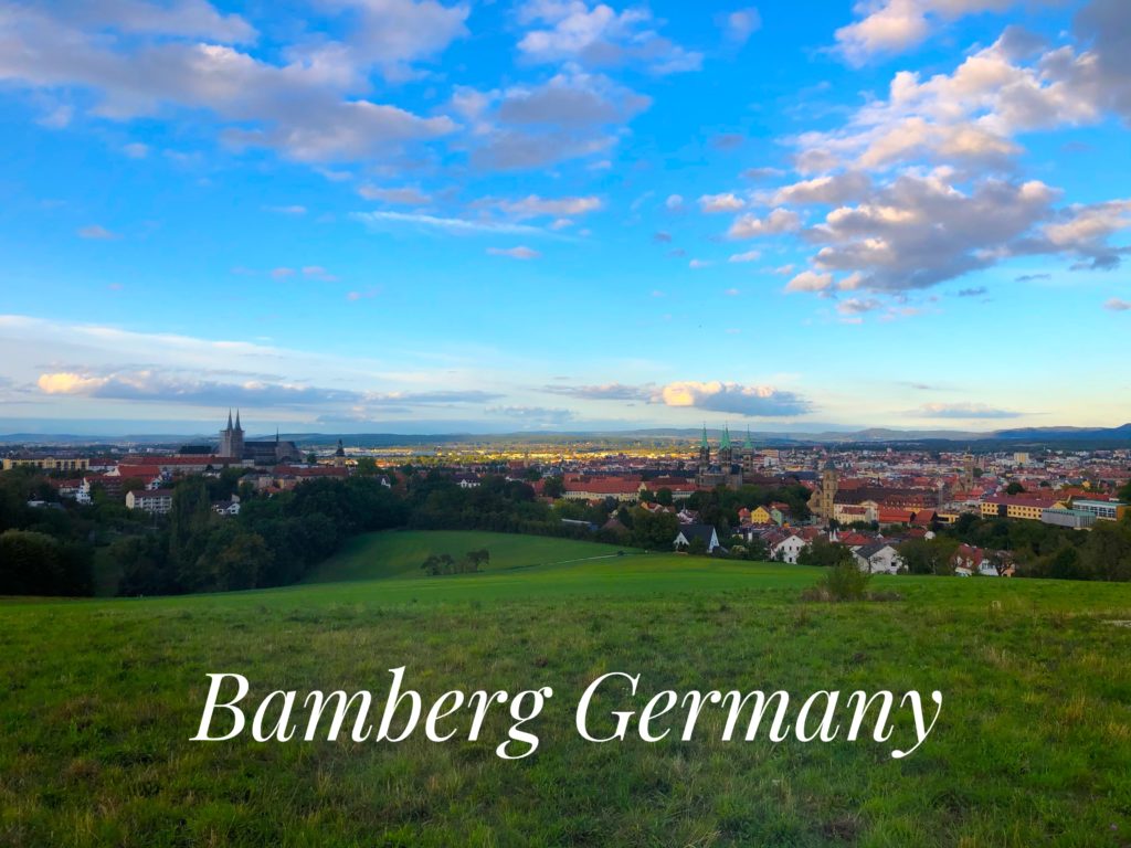 landscape view of the city of bamberg Germany. Easy day trip from Grafenwoehr Germany