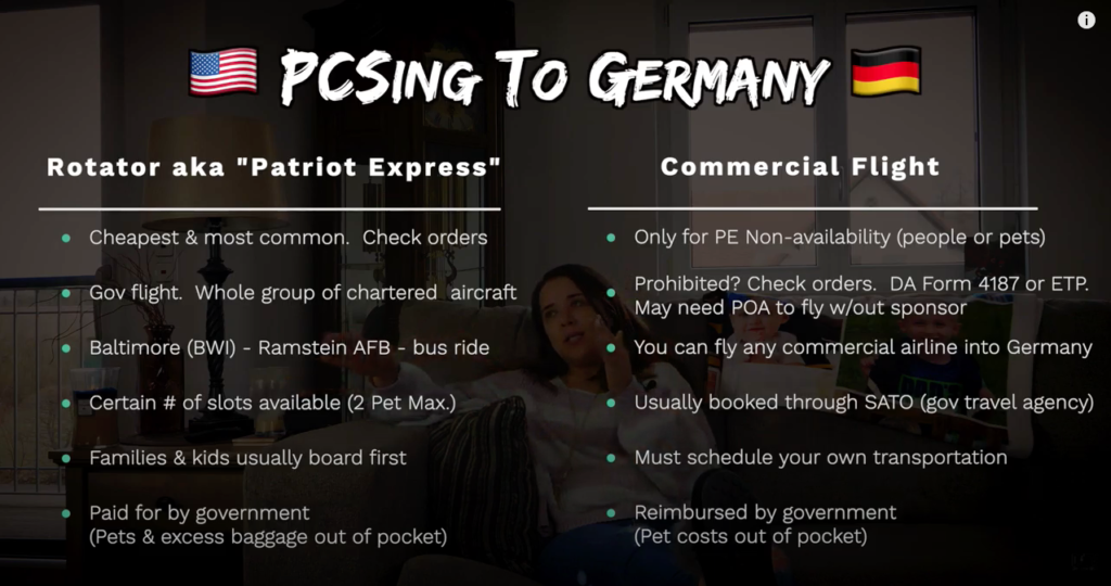 The biggest differences from Patriot Express and a Commercial Flight