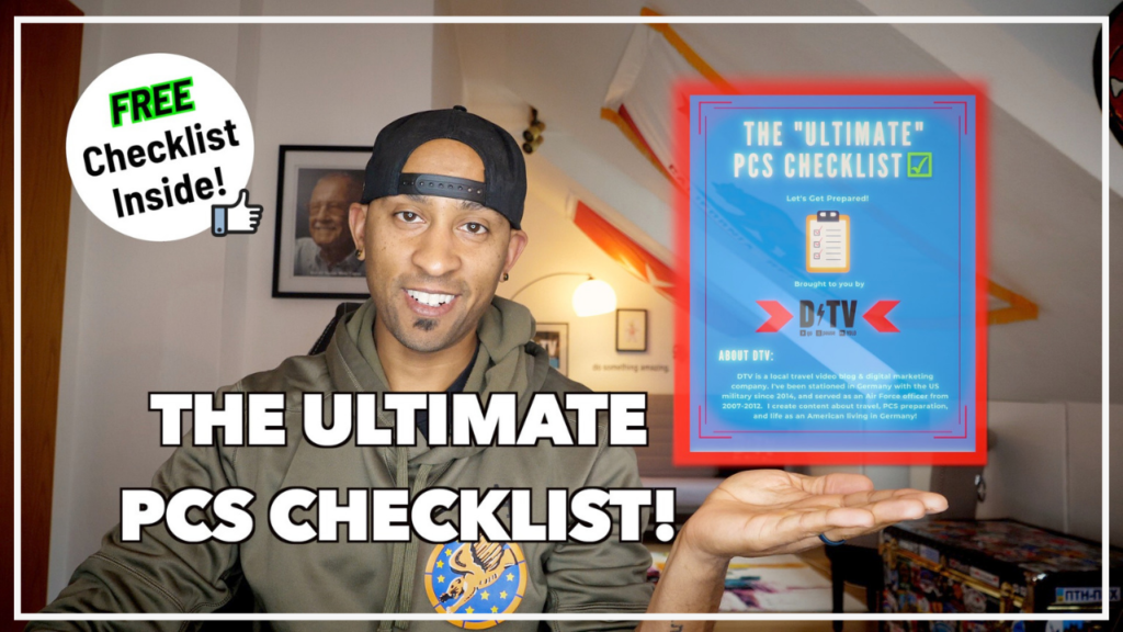 FREE PCS to Germany Checklist and the Ultimate PCS Checklist for your military move