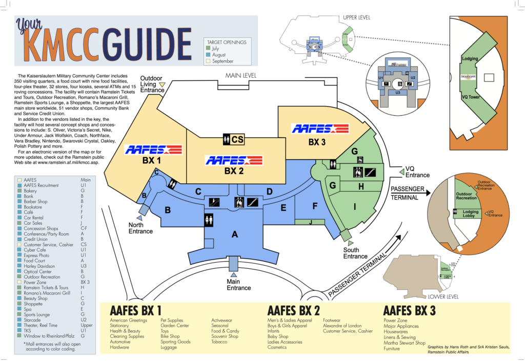 KMCC Exchange Guide and Map