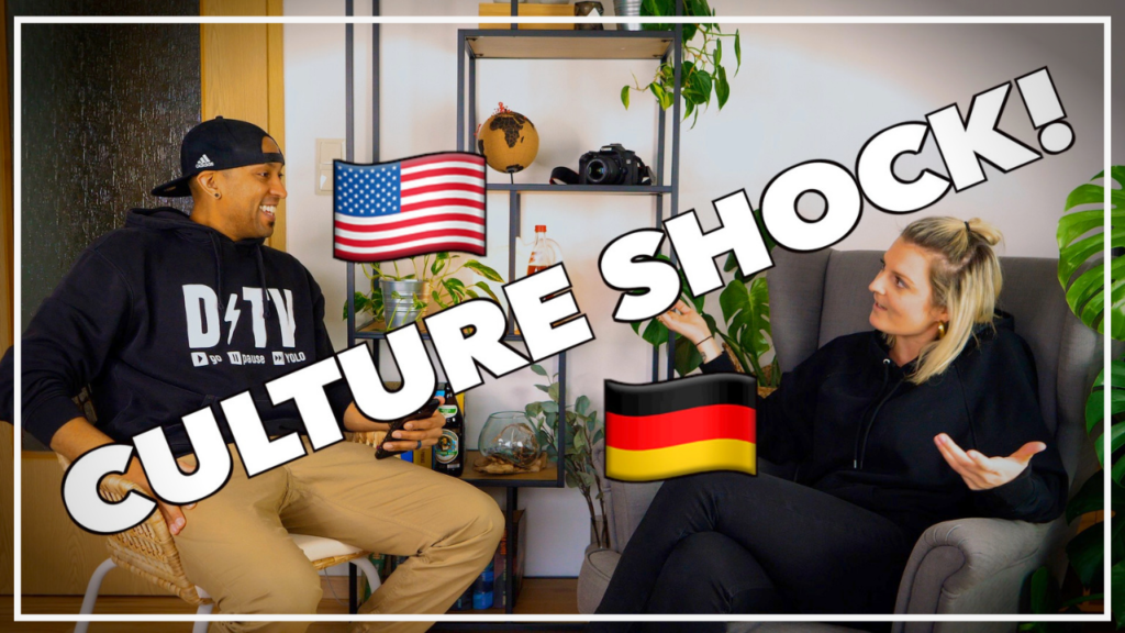 German and American talking about culture shock