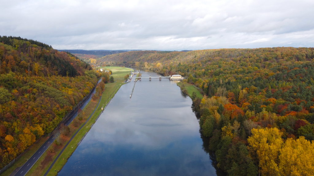 Main river in Wertheim Germany
