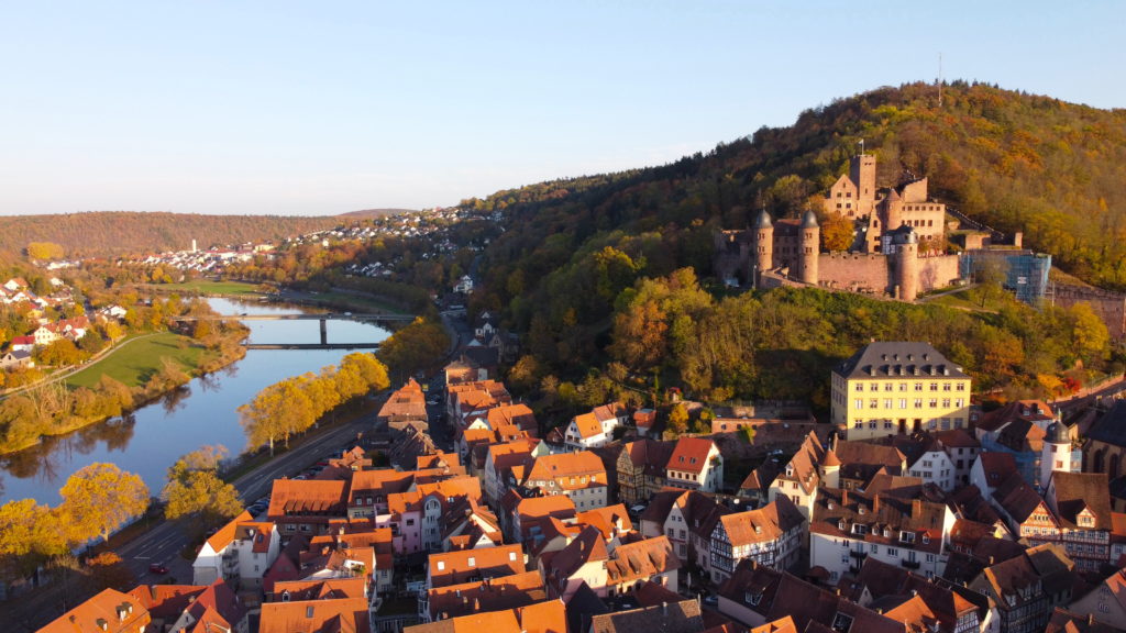 castle view of wertheim am main germany