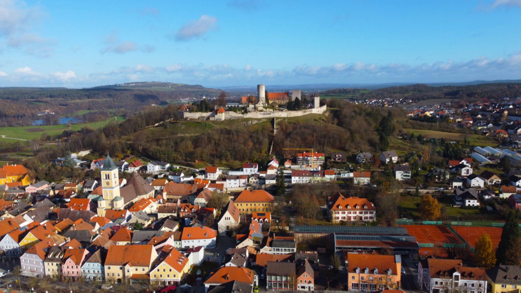 Aerial view of Burg lengenfeld