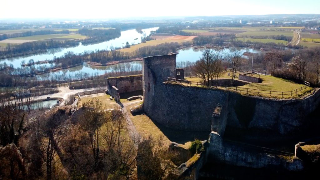 Donaustauf Castle in Regensburg Germany