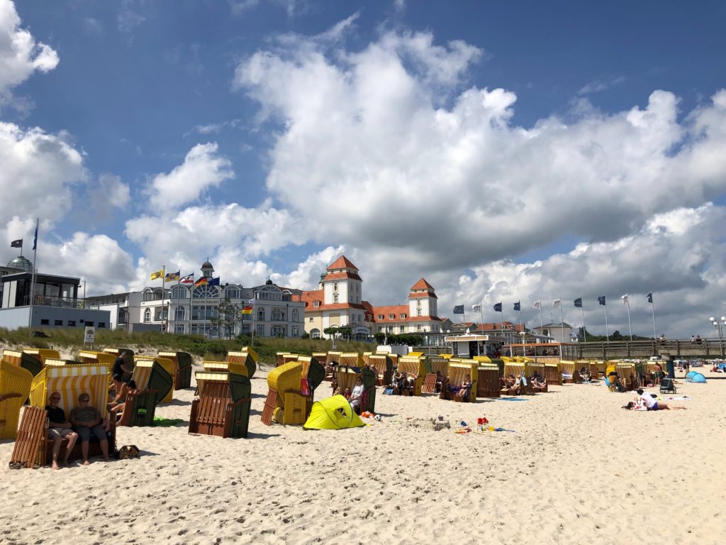 Binz beach on rügen island