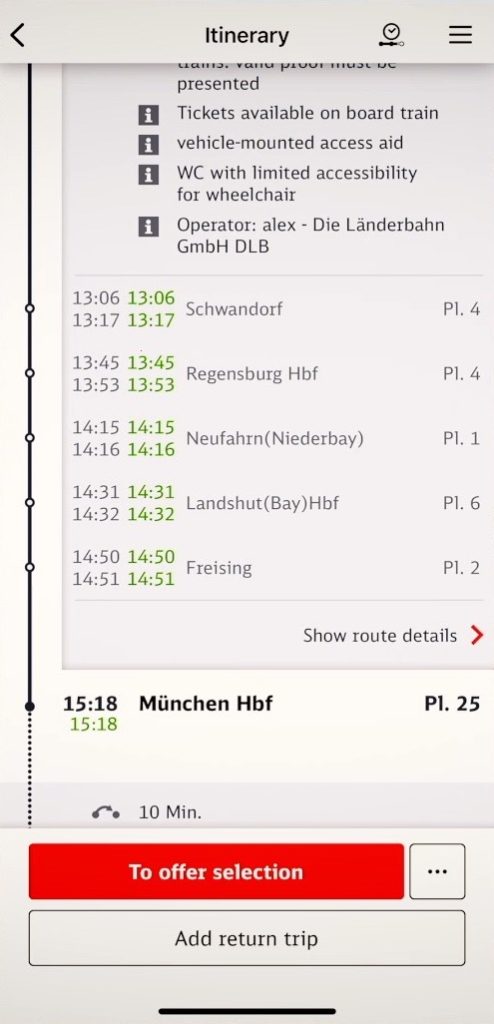 first class train travel germany