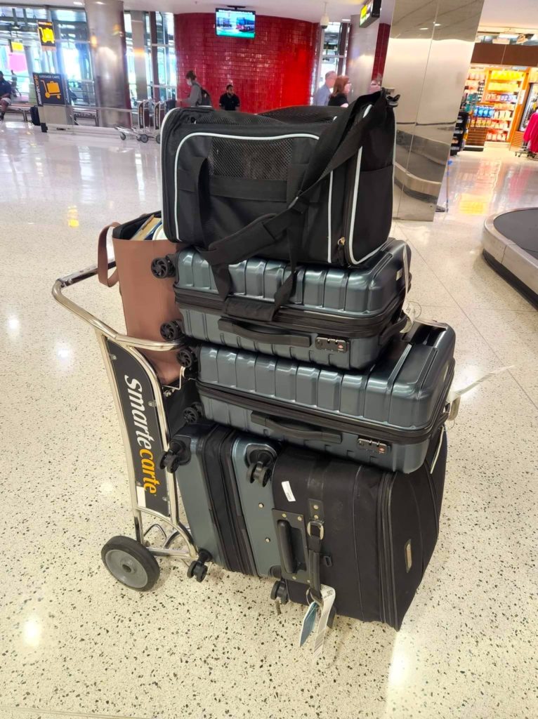 luggage at BWI airport