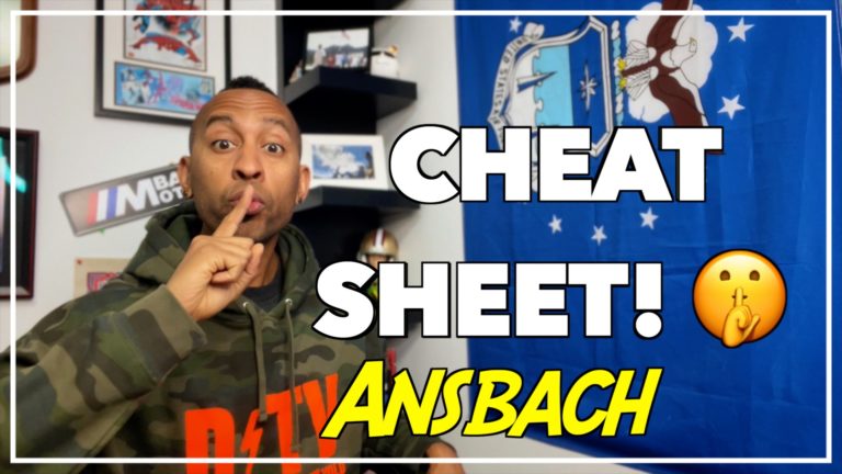 Ansbach Germany Cheat Sheet